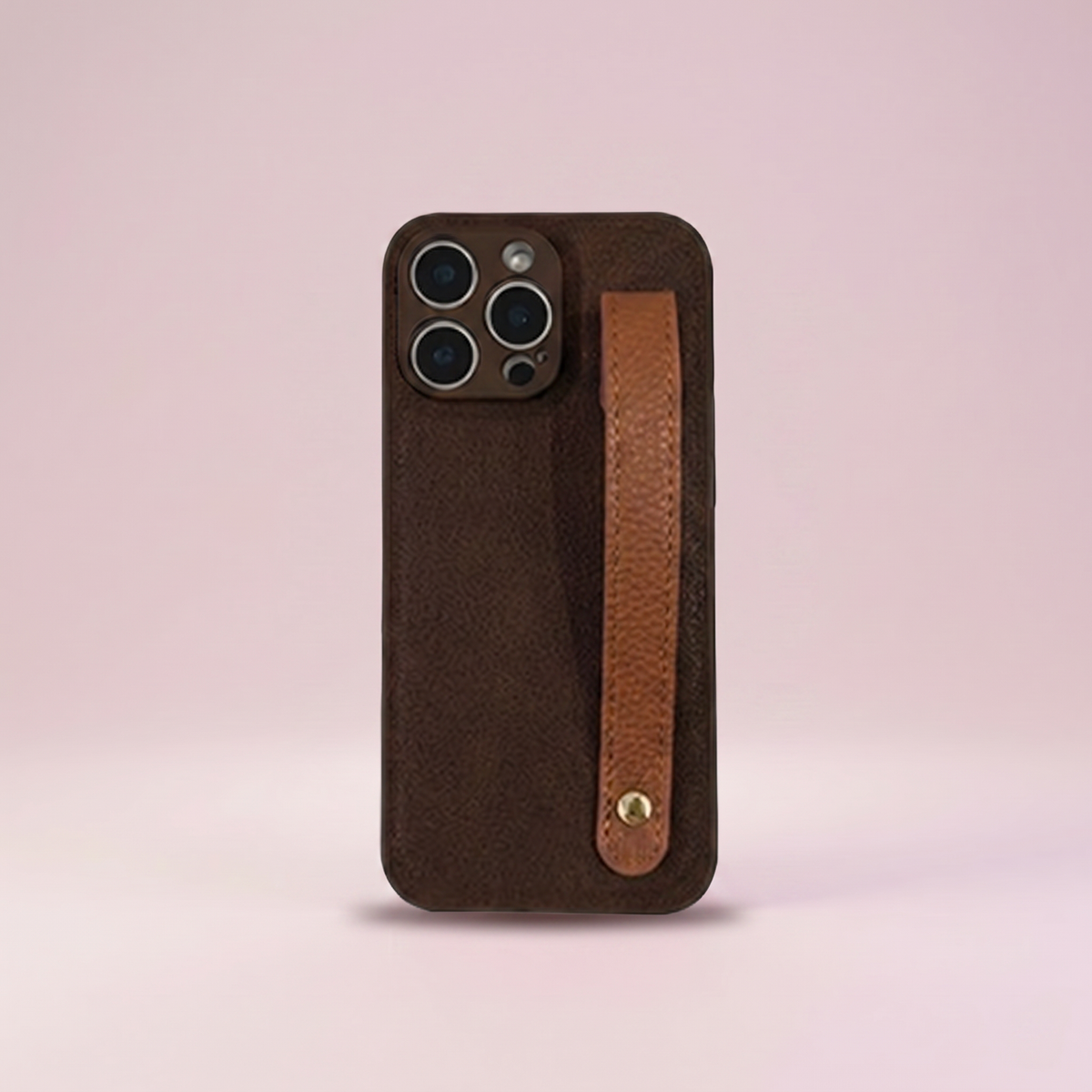 Orange Leather Wallet Case