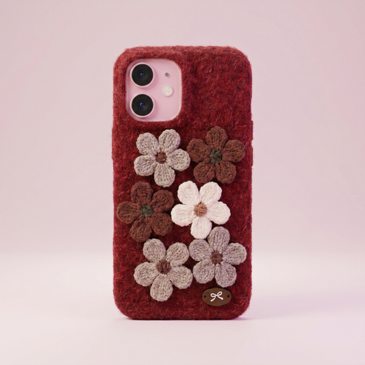 Knitted Floral Case