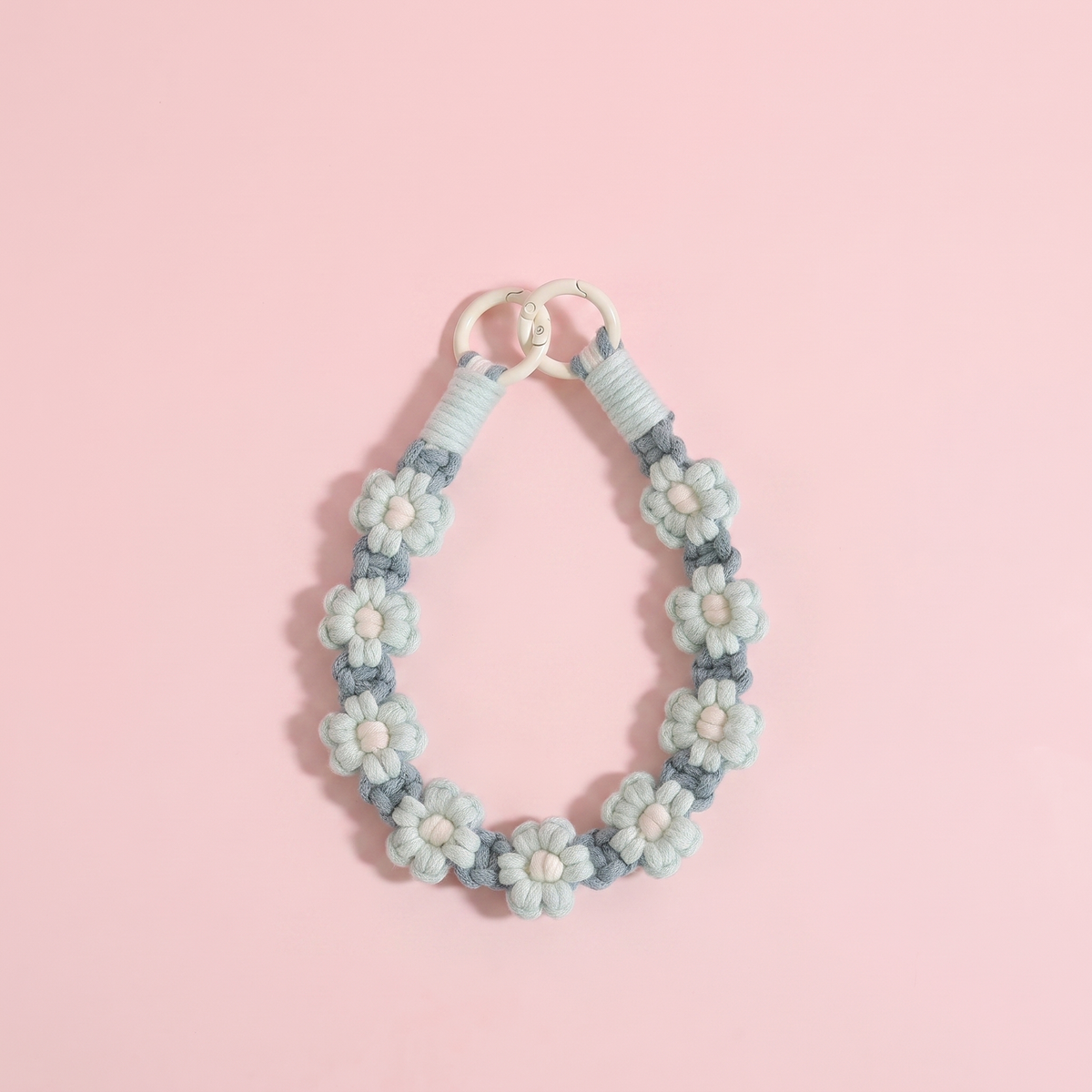 Flower weave strap Charm