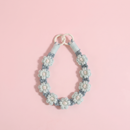 Flower weave strap Charm