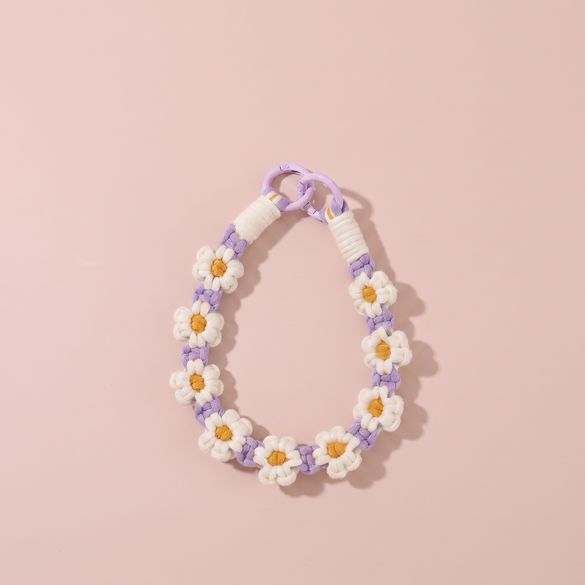 Flower weave strap Charm
