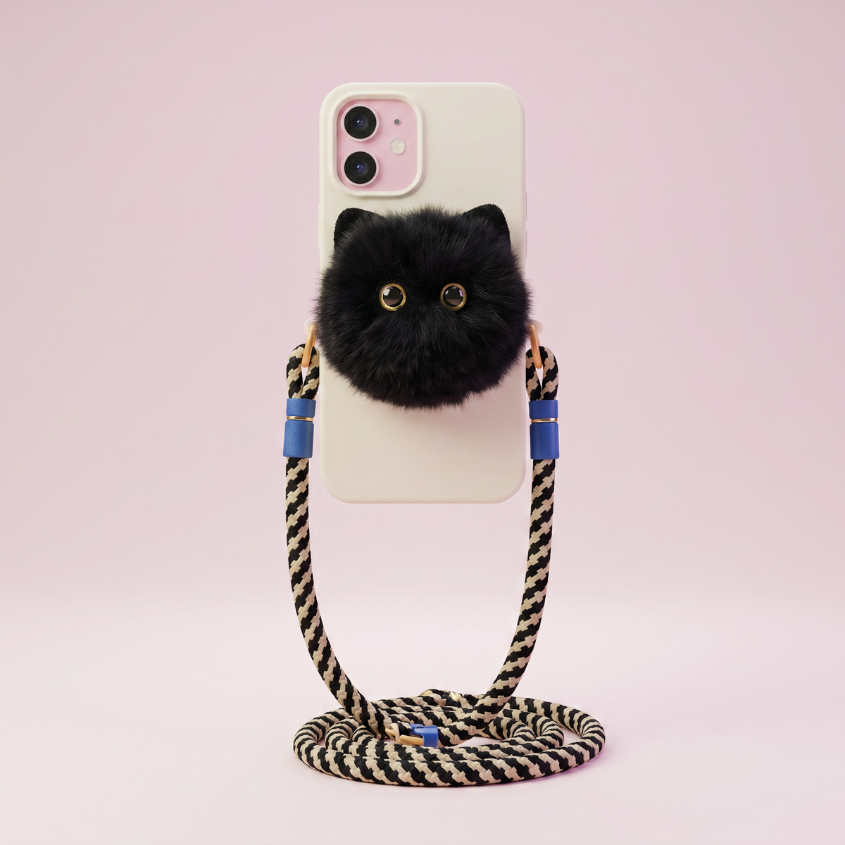 Fluffy Cat Strap