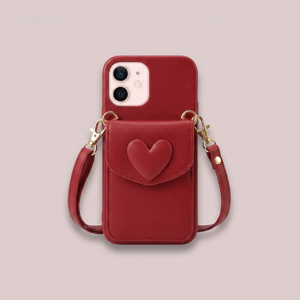 Heart Bag Wallet Case