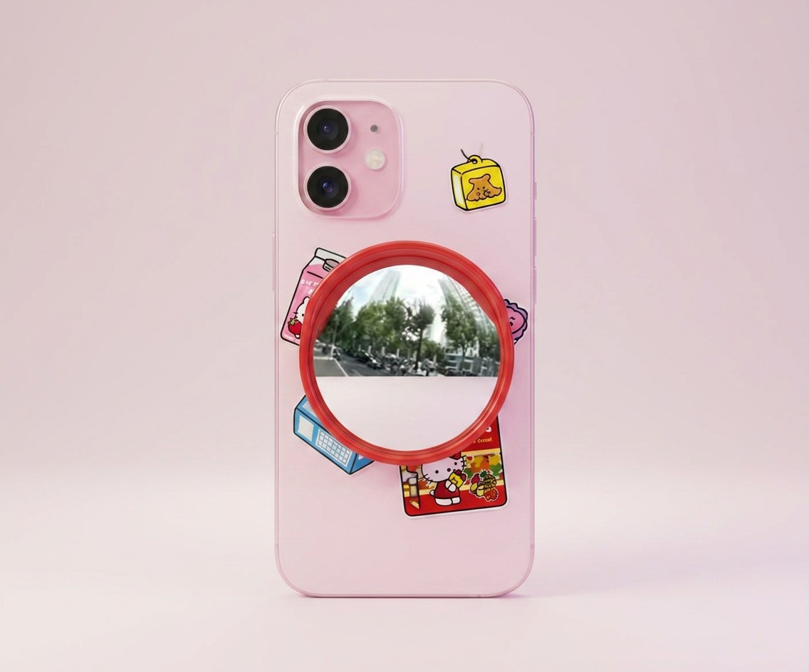 Curved mirror Magnet