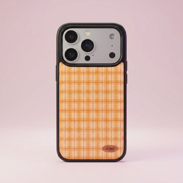Orange Gingham Case