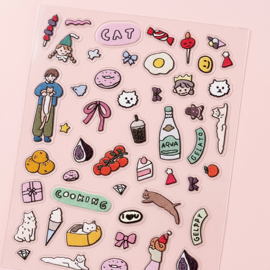Tiny Doodle Sticker Sheet